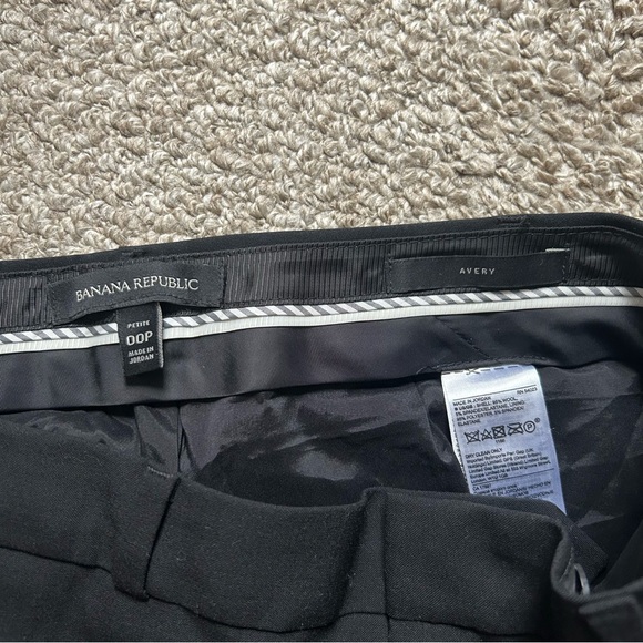 Lined Black Wool Trousers Banana Republic (00P) - Picture 3 of 4